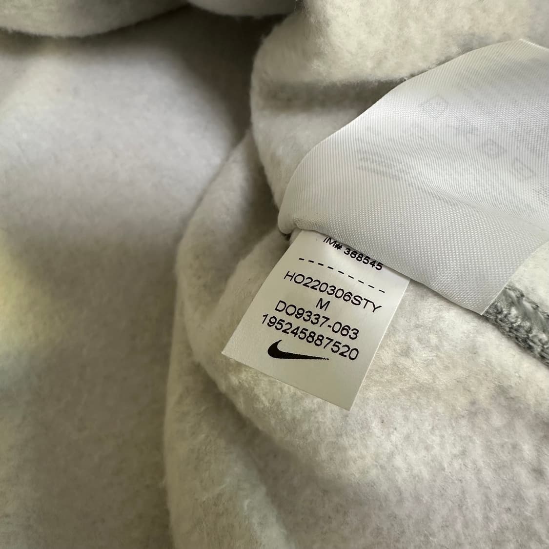 나이키 x 스투시 NRG 플리스 크루넥 다크 그레이 헤더 상품이미지6