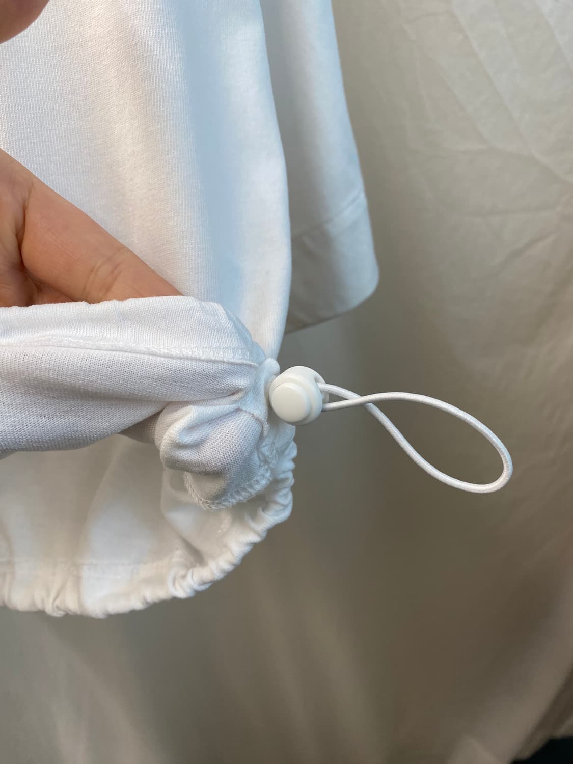 GU 화이트 크롭반팔티셔츠(L) 상품이미지7