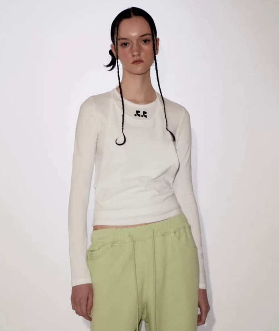 RR 2WAY LAYER TOP WHITE 상품이미지1