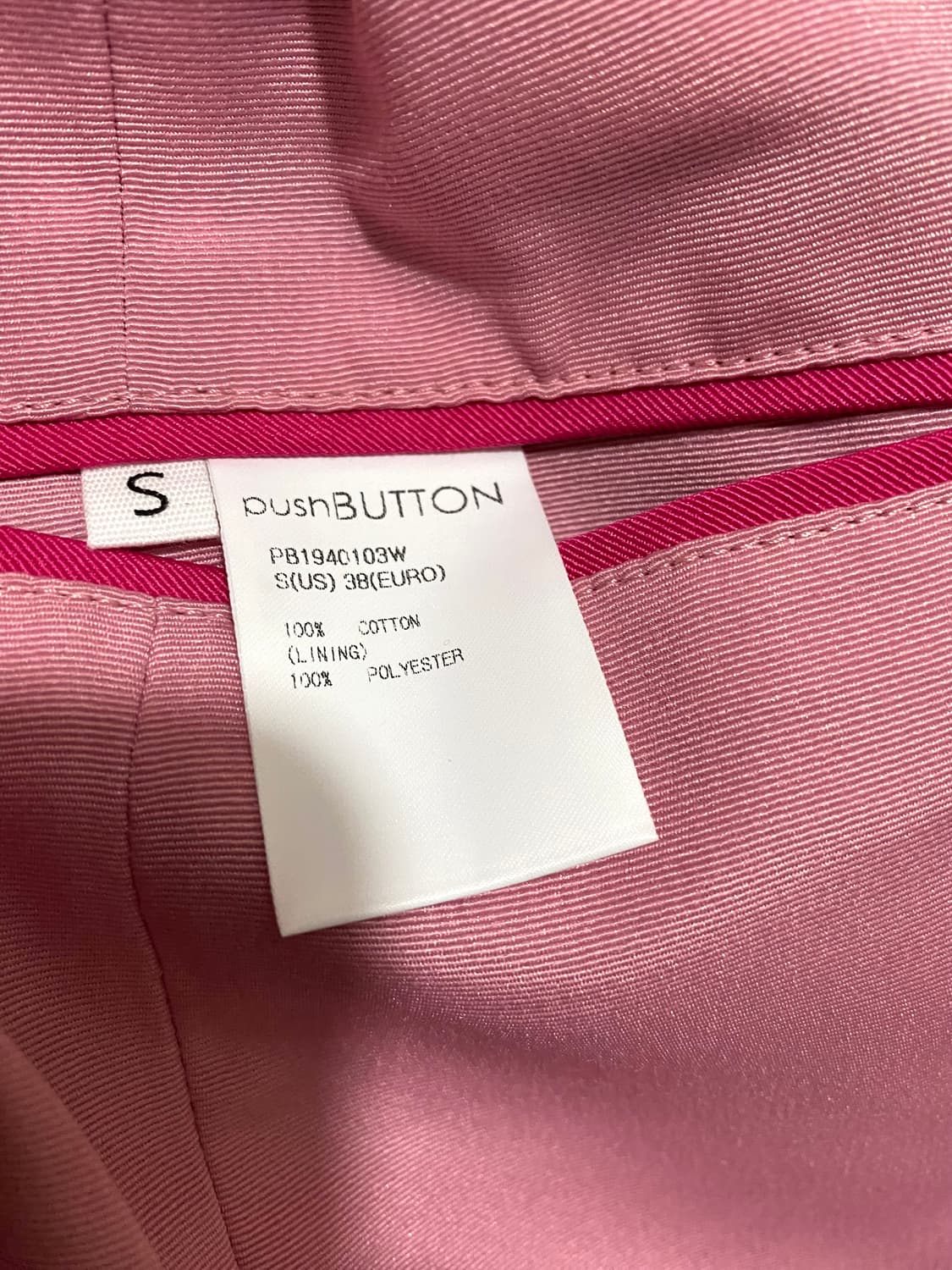 푸쉬버튼 유니크 BINDING체크자켓 상품이미지4