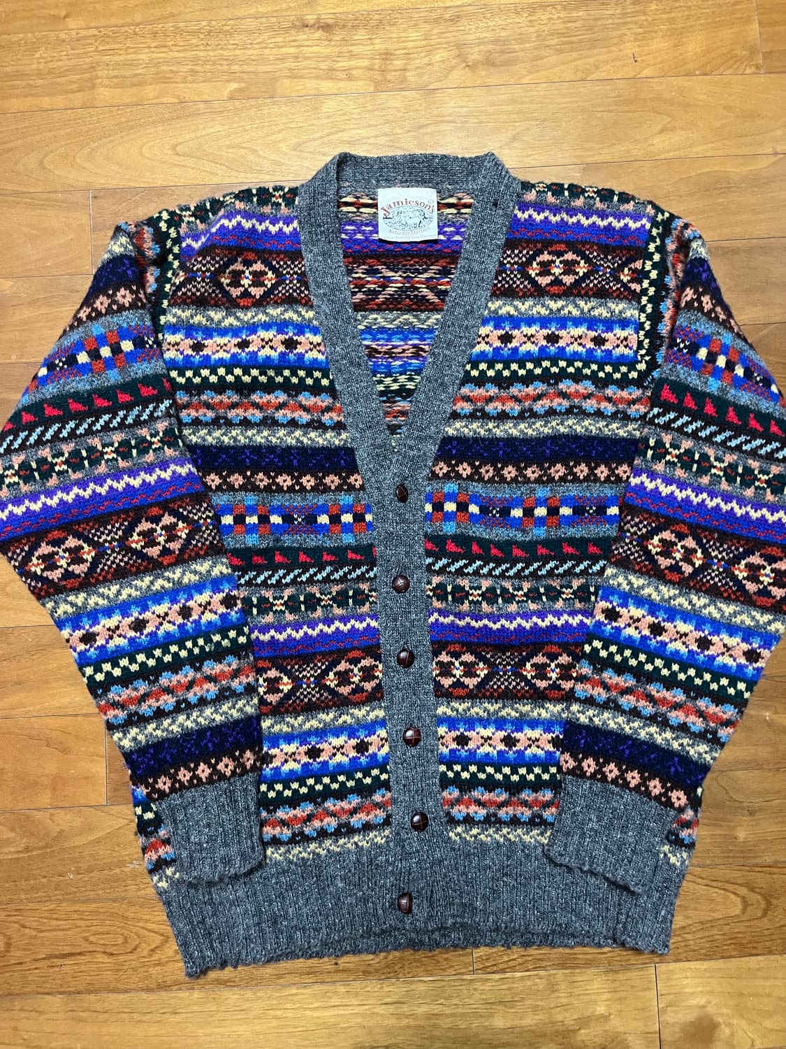 제이미슨스 페어아일 니트 가디건 (95사이즈) 상품이미지1