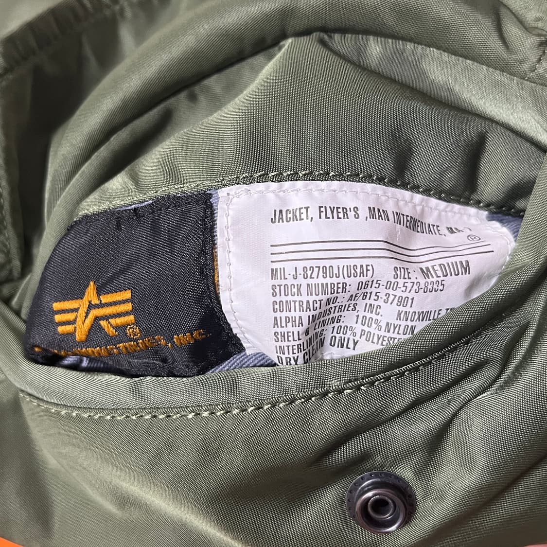 Alpha Industries MA-1 Jacket 상품이미지4