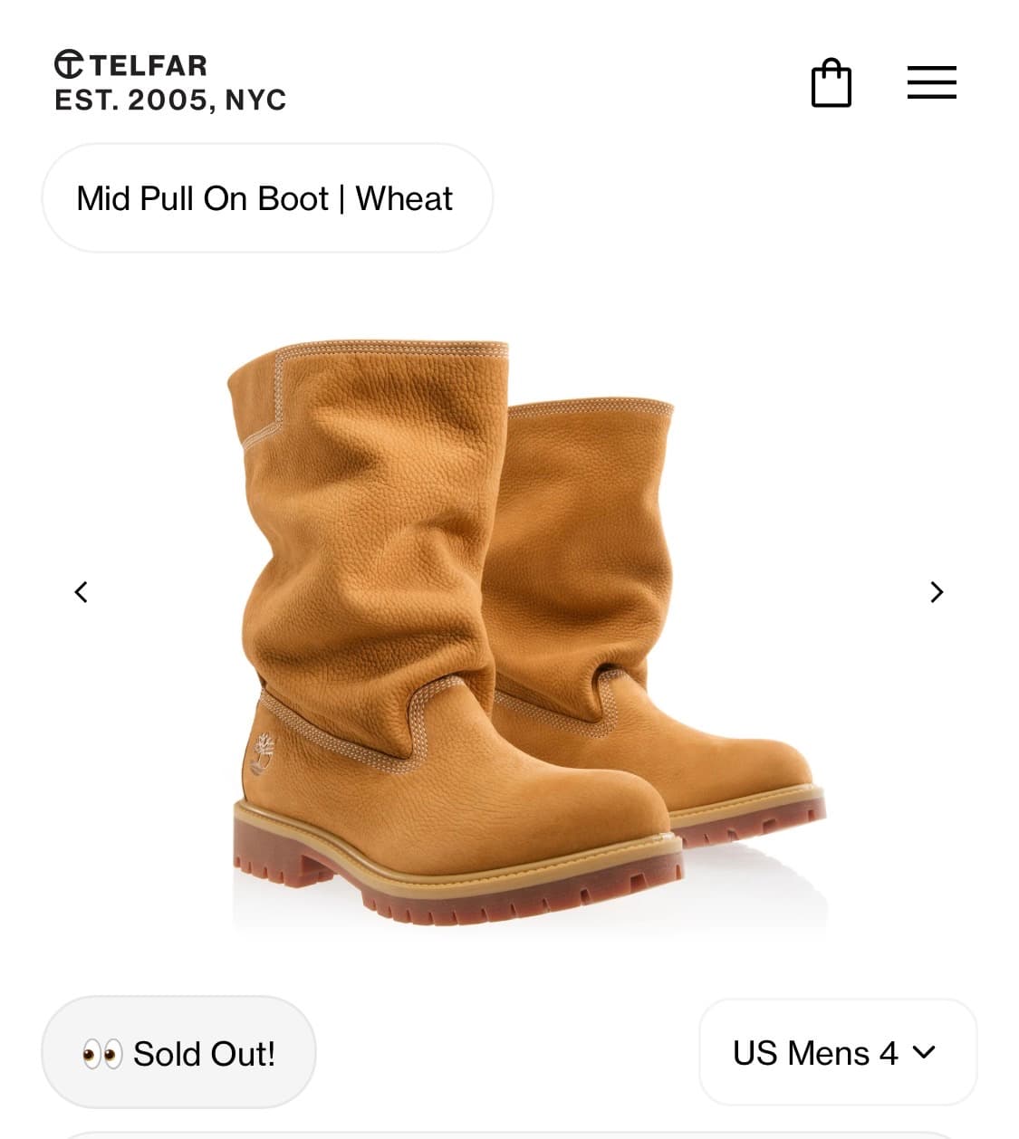 팀버랜드 텔파 미드 풀 온 부츠 위트 상품이미지1