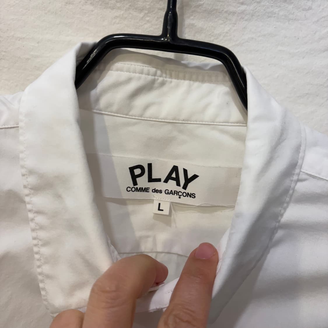 꼼데가르송 화이트 셔츠 남방 상품이미지3