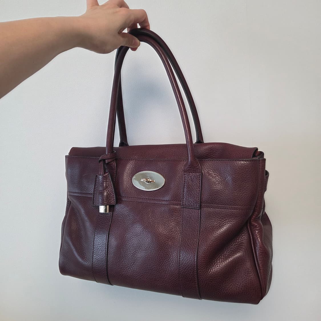 Mulberry 멀버리 정품 헤리티지 베이스워터 금장 블랙체리 클래식 상품이미지7