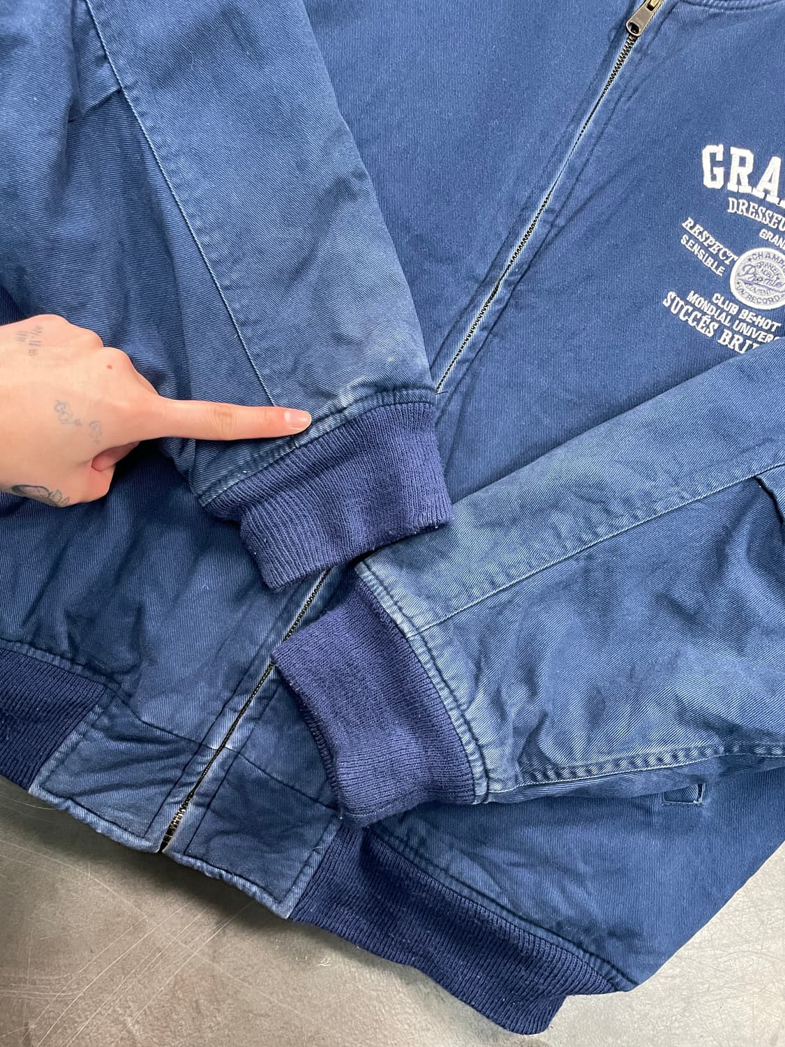 재팬 빈티지 컬리지 바시티 자켓 상품이미지6