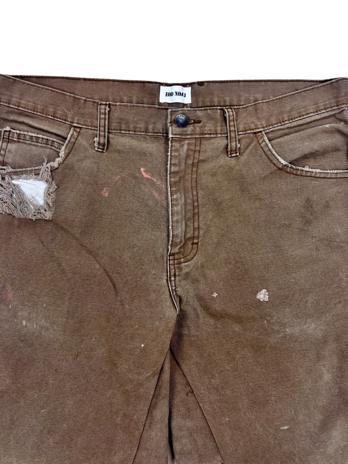 Vtg Dickies Sashiko Distressed 버뮤다 상품이미지5