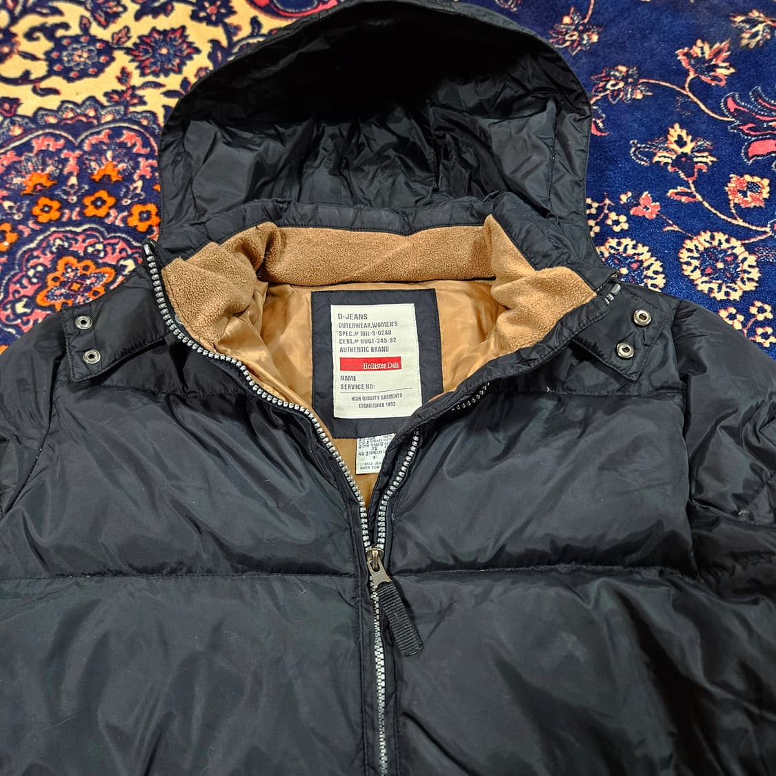 홀리스테 델리 덕다운 후드 숏 패딩 Free 상품이미지6