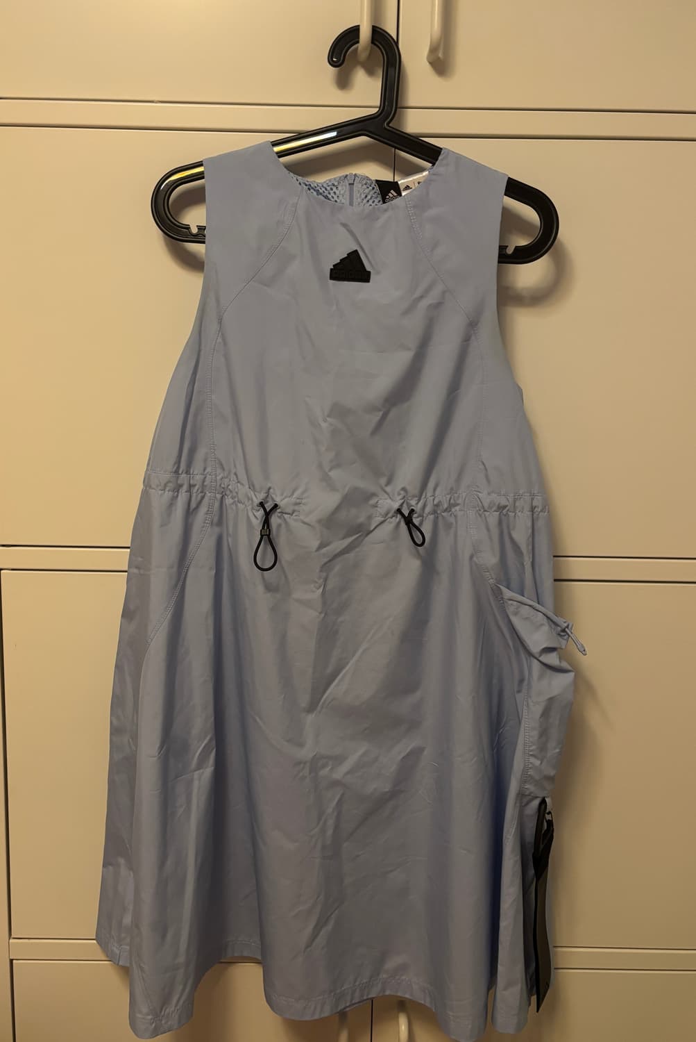 (착샷 O) 아디다스 우먼스 시티 이스케이프 민소매 원피스 블루 상품이미지1