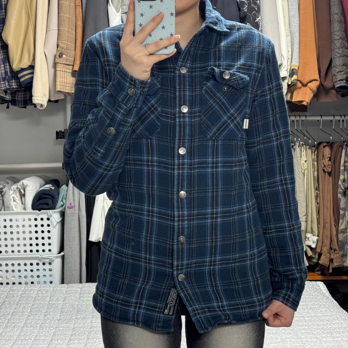 디키즈 체크셔츠 퀄팅 자켓 상품이미지1