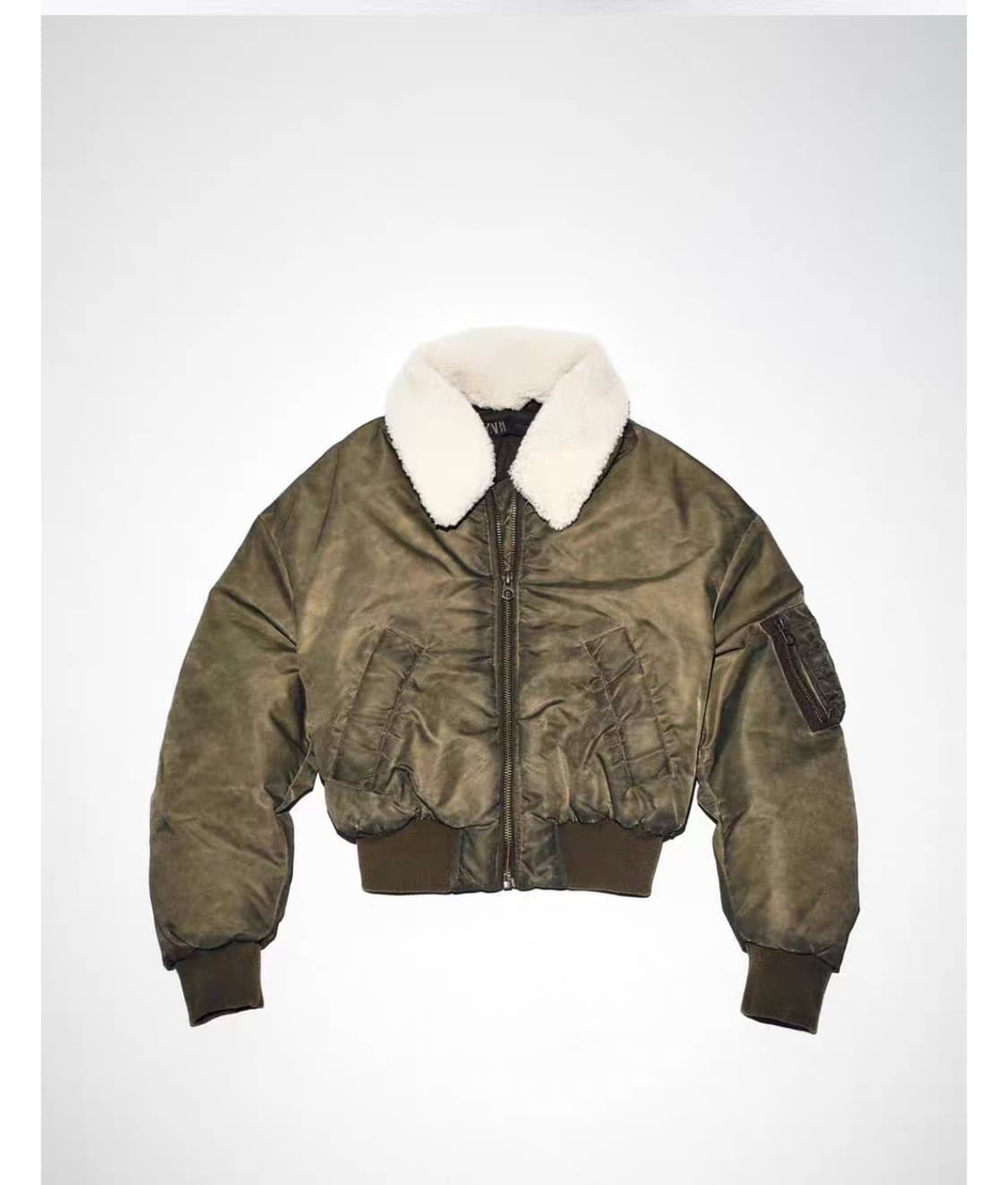 자라 빈티지 봄버 크롭 자켓 상품이미지5