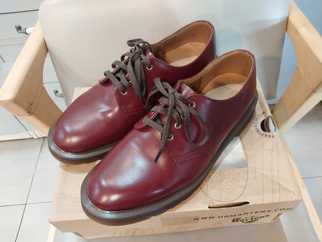닥터마틴 4홀 스미스 옥스블러드 컬러 빈티지 스무스 더비슈즈 구두 상품이미지1