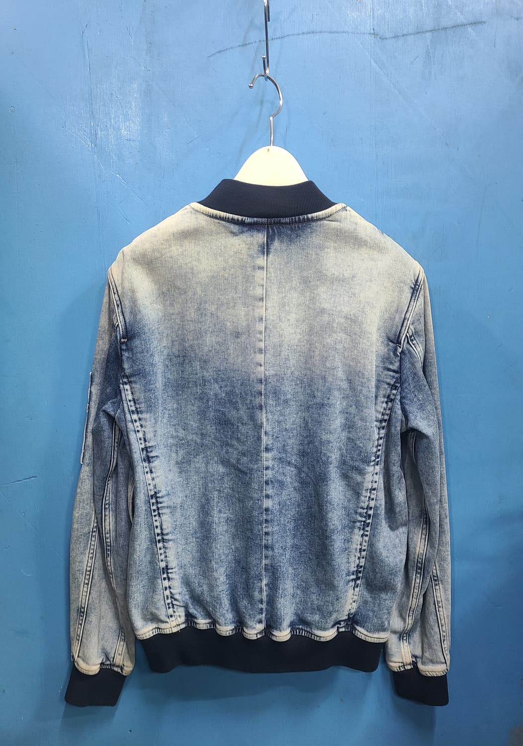 영국빈티지 페페진 ma-1항공데님봄버자켓 상품이미지5