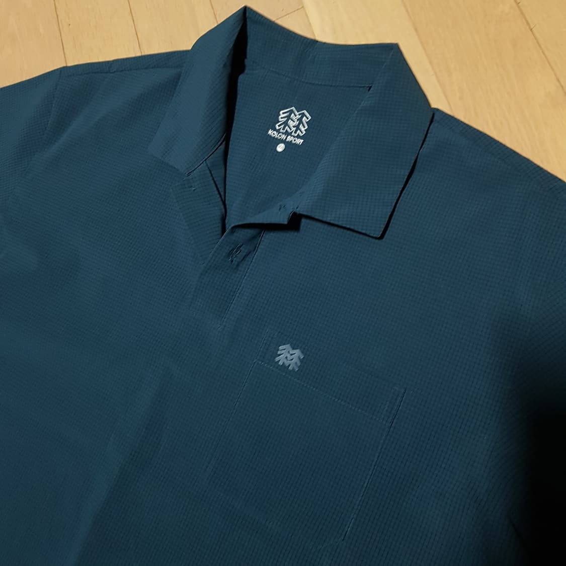 100/ 코오롱스포츠/ 미세통풍 에어홀 반팔셔츠/ 424 상품이미지6