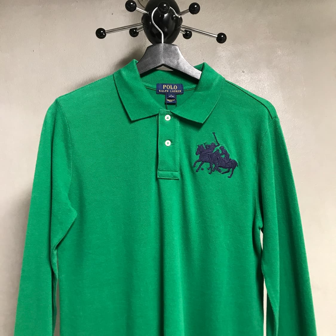 폴로 랄프로렌 PK 긴팔 카라티 그린 L(W) 상품이미지2
