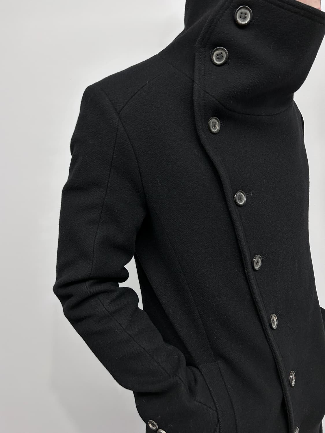 Zara Black-Tag 사선 하이넥 코트 상품이미지2