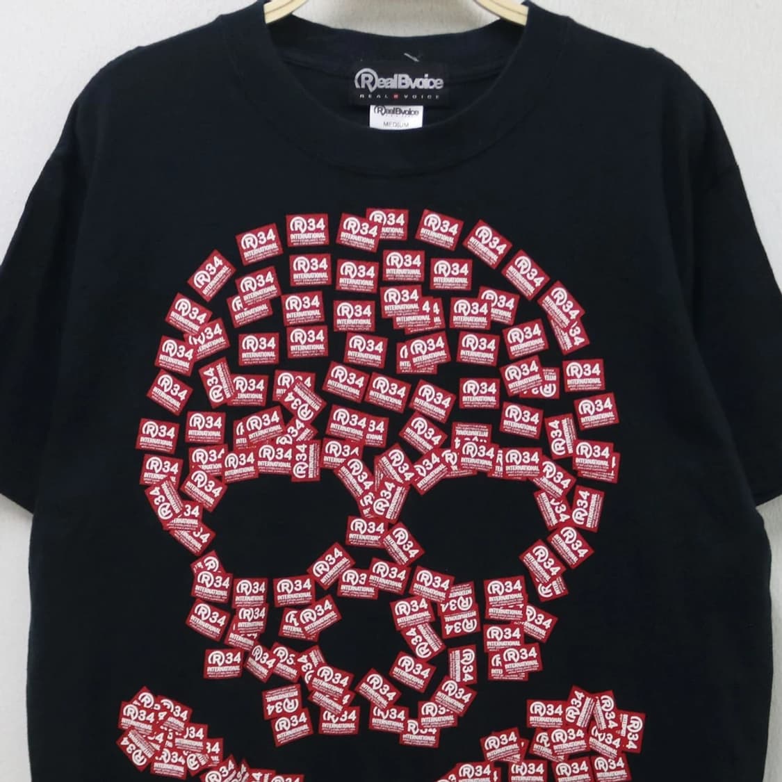 REALBVOICE 스컬 반팔 티셔츠 66067 상품이미지3