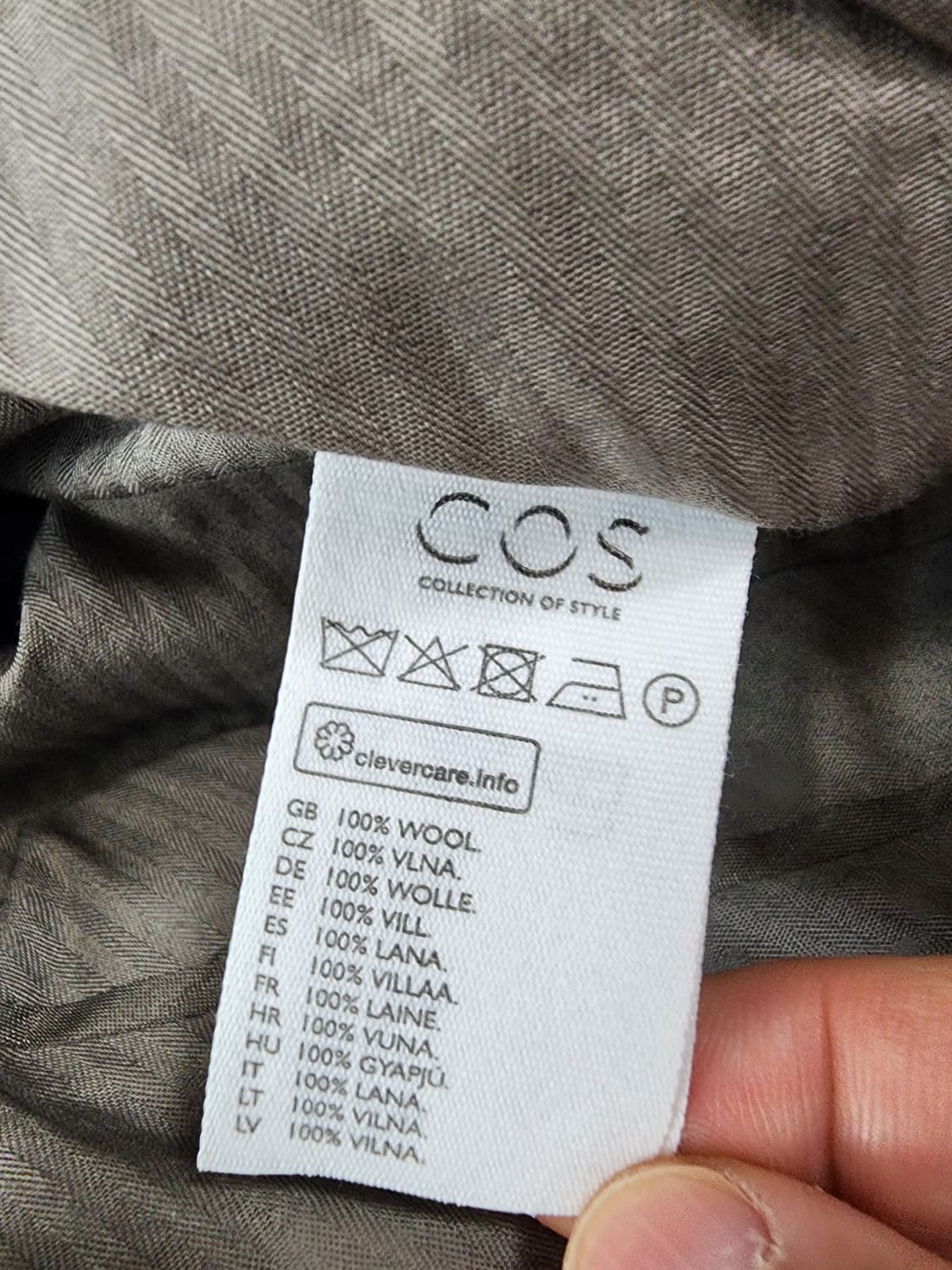 COS 코스 그레이 슬렉스. 울 팬츠 44(30인치) 트라우저 정장 바지 상품이미지6