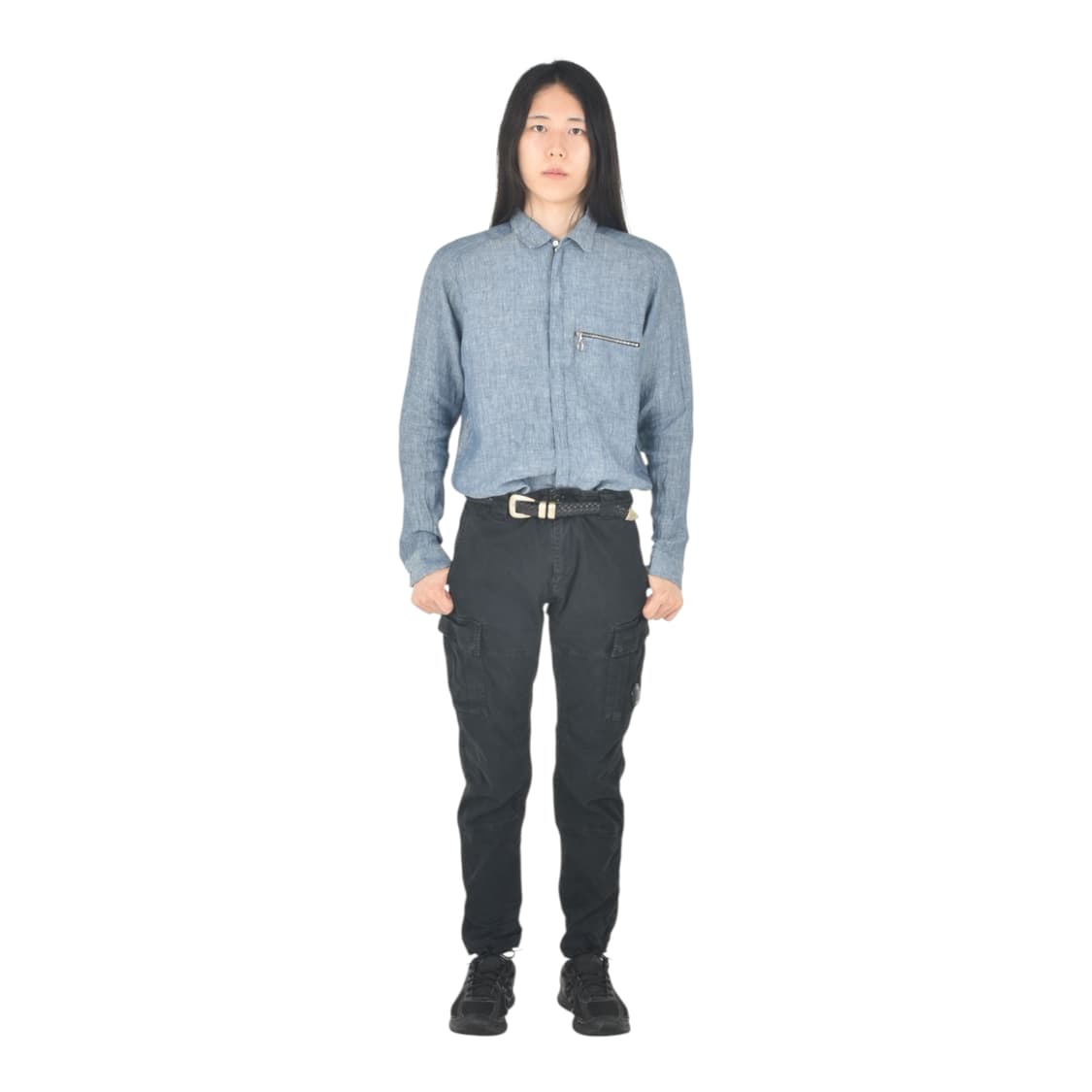 솔리드옴므 린넨 자켓형 셔츠  상품이미지5
