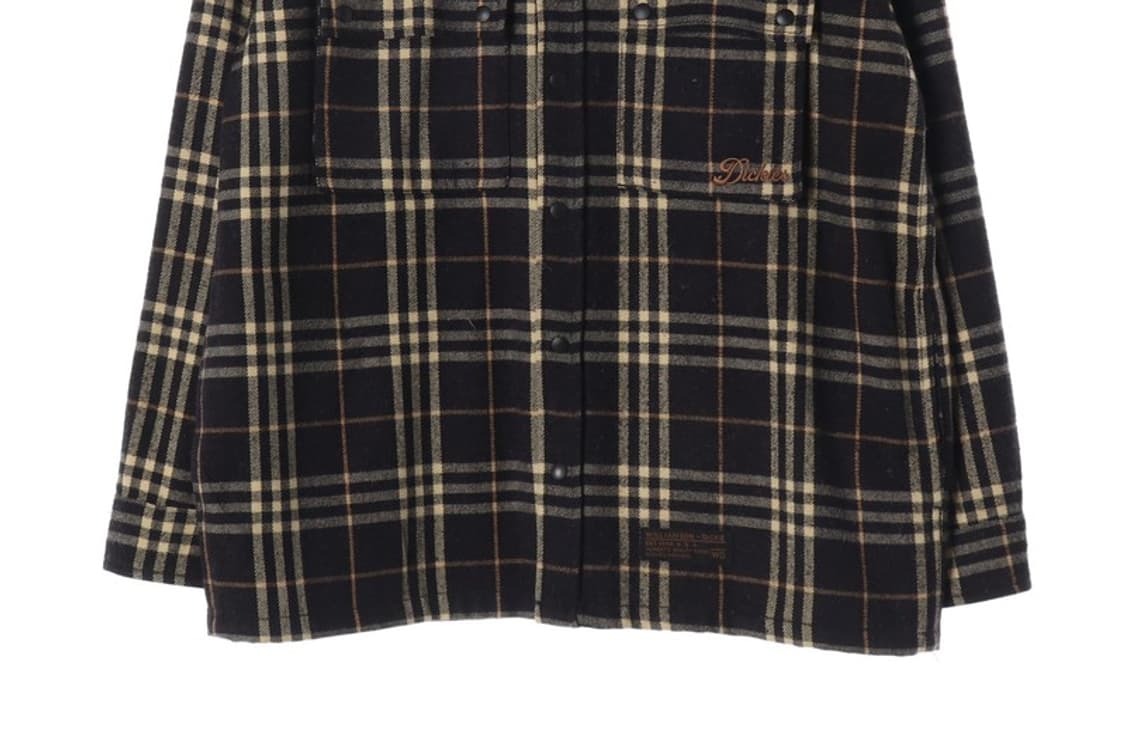 디키즈 윌리엄슨 빅로고 자수 체크 셔츠 자켓 M 상품이미지4