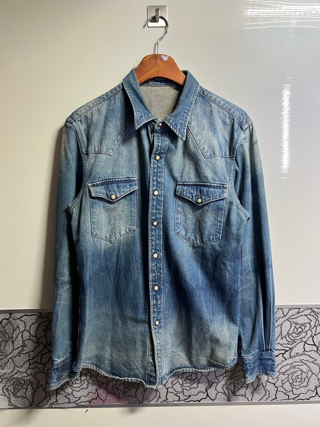 Vintage 데님 웨스턴 셔츠 상품이미지1