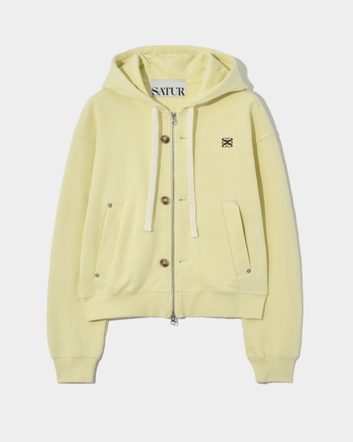 세터 테오 코튼 올데이 후드집업 빈티지옐로우 XS 상품이미지1