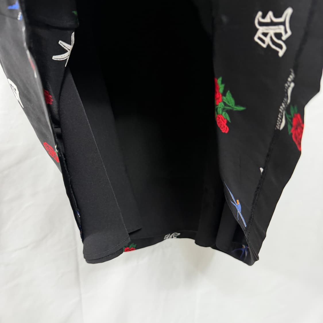 산드로(SANDRO) 프린팅 러플 포인트 실크 미니 원피스 상품이미지7