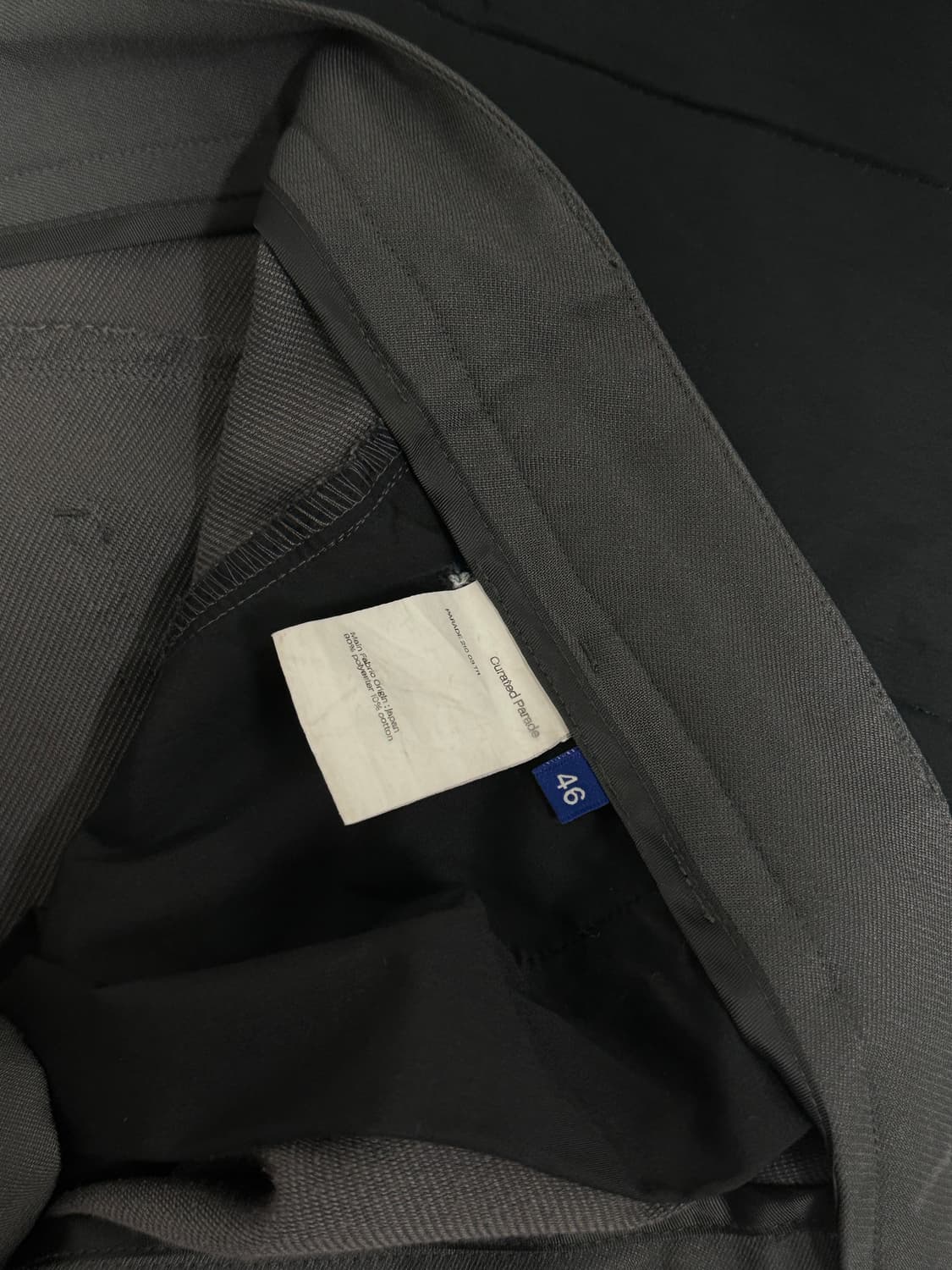 [46] IDEAL TROUSER DARK GREY  상품이미지4