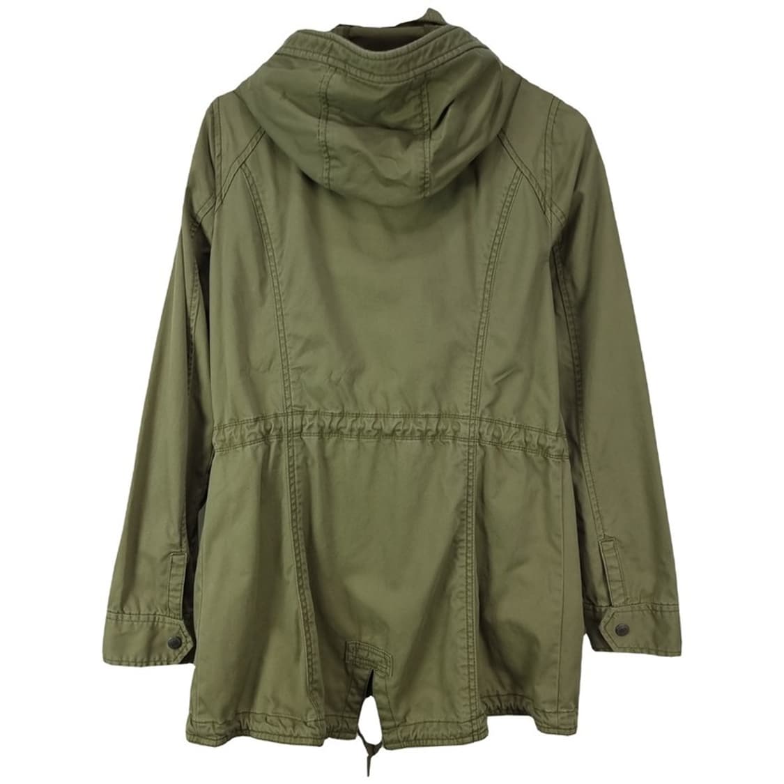 [아베크롬비] 빈티지 가공 워시드 후드 야상 자켓 카키 M18001 상품이미지3