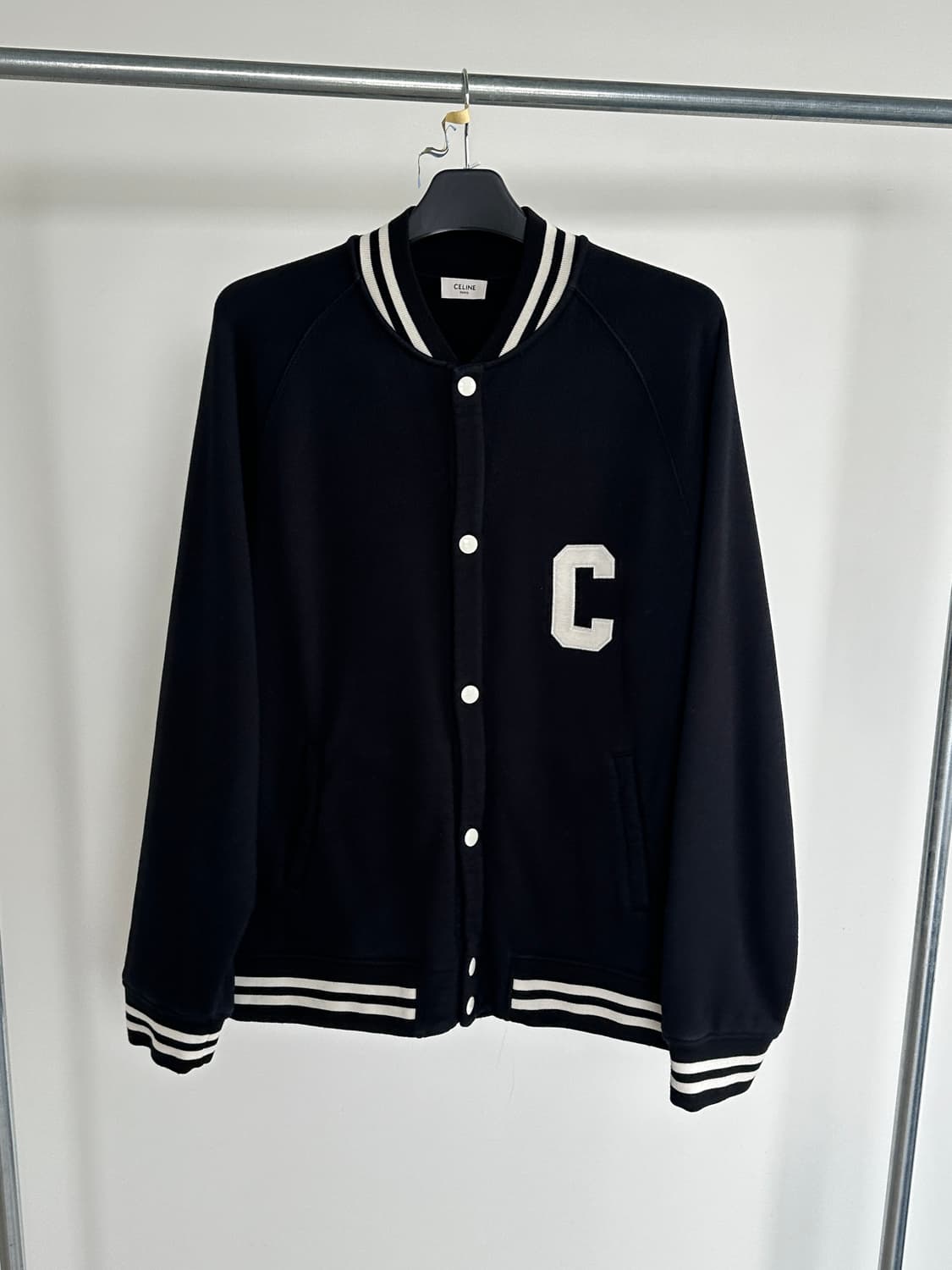 셀린느 로고 테디 봄버 블루종 자켓 상품이미지1