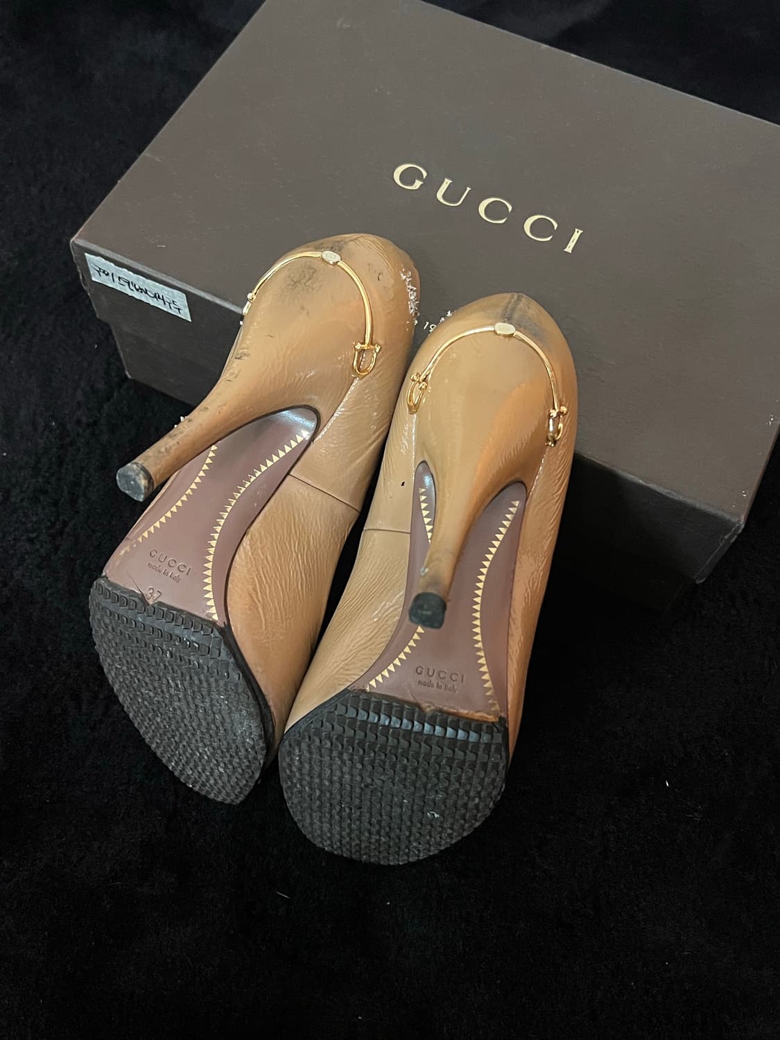 Gucci 구찌 베르니체 네이팍 펌프스 37.5 상품이미지3