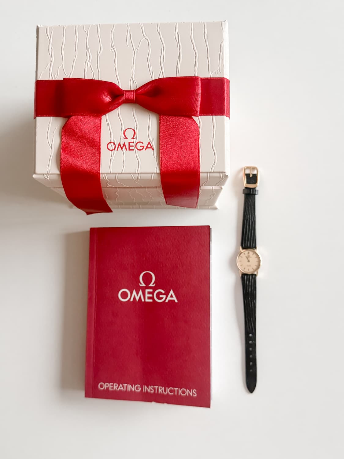 오메가 드빌 라운드 골드 시계 상품이미지10