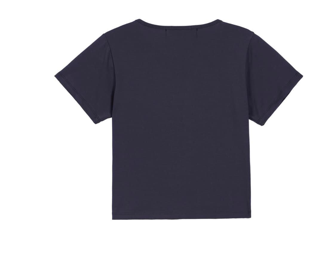 무배)택있음 ) 26s새거급 분트 bunque 차콜 스터드 크로스 티셔츠 상품이미지3