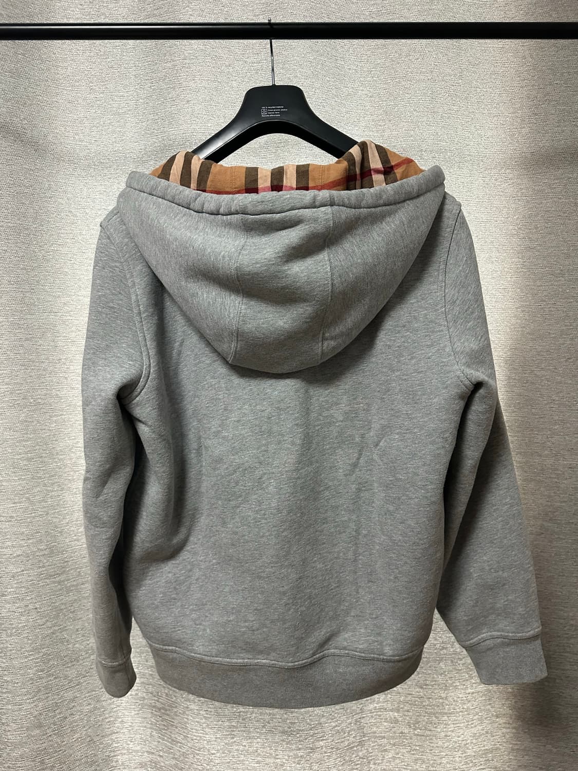 버버리 체크 후드집업 (M) 상품이미지2