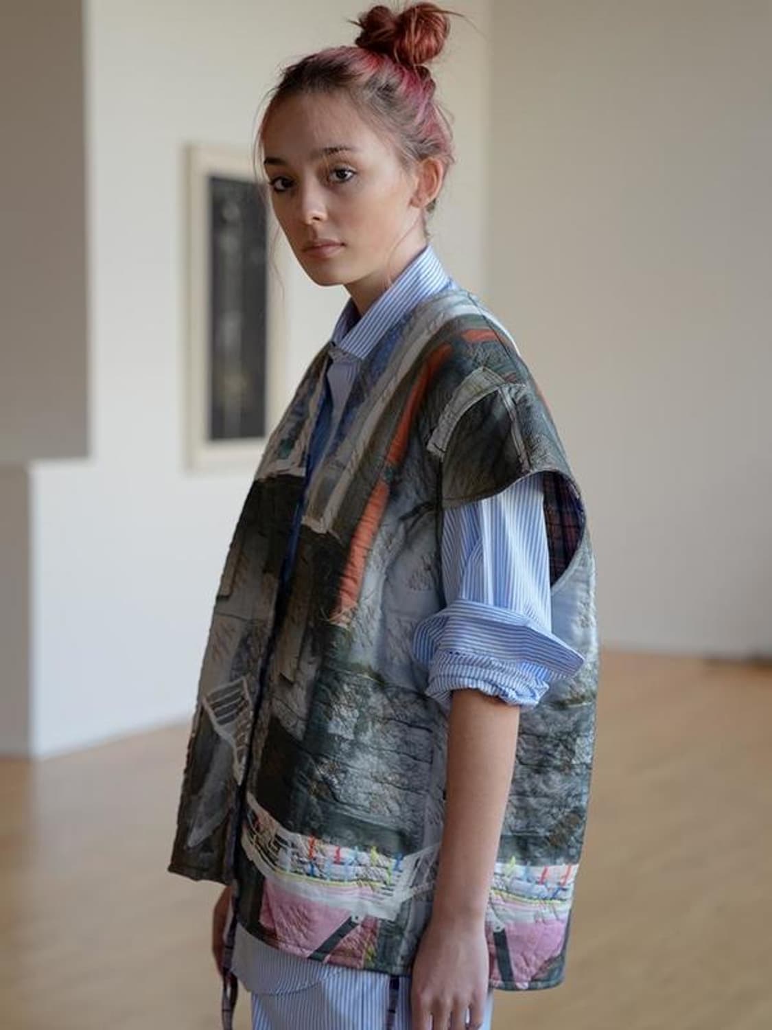 Bless 퀼팅 조끼 상품이미지1