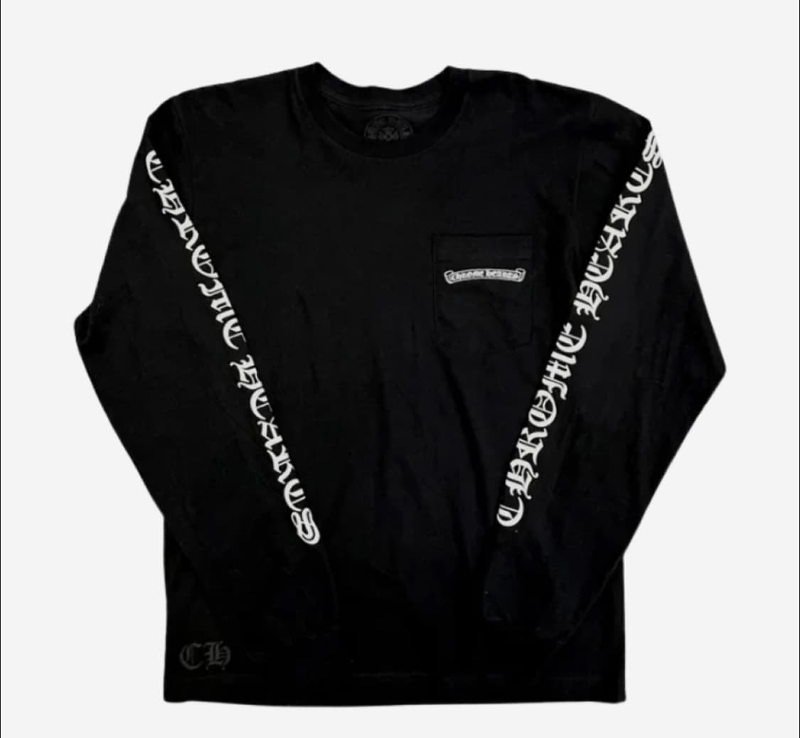 [NEW][L] CHROME HEARTS SCROLL LOGO TEE 상품이미지1
