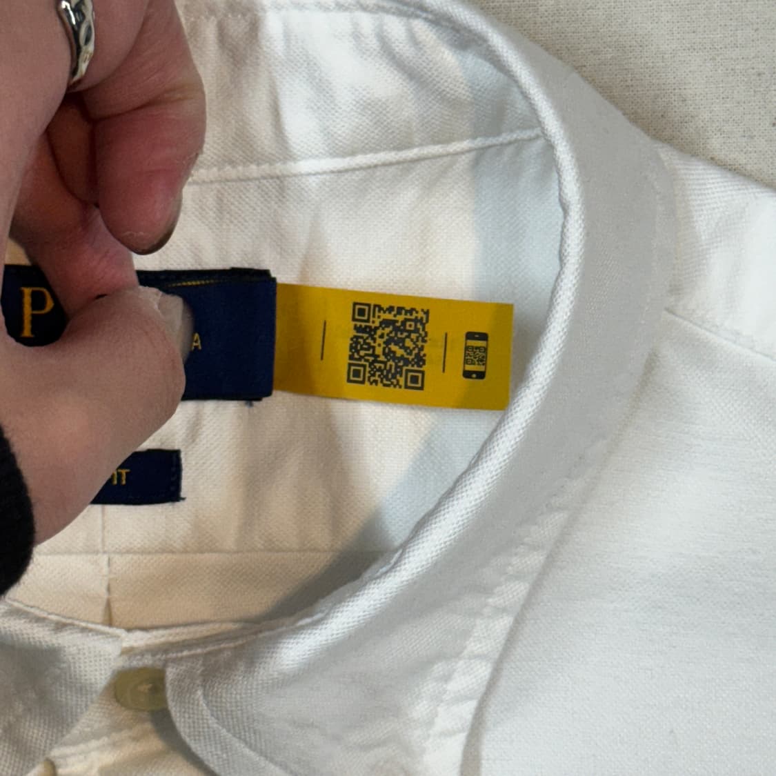 M) 폴로 랄프로렌 클래식 옥스포드 셔츠 큐알탭 신형 상품이미지7