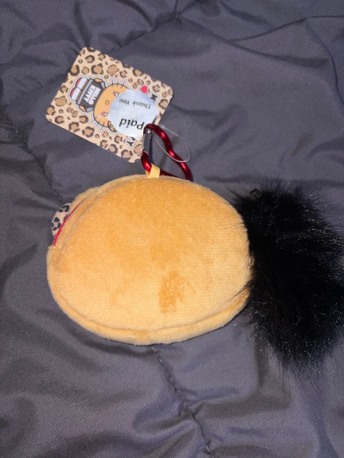 갸루키티 퍼 파우치 키링 (일본 정품) 상품이미지2