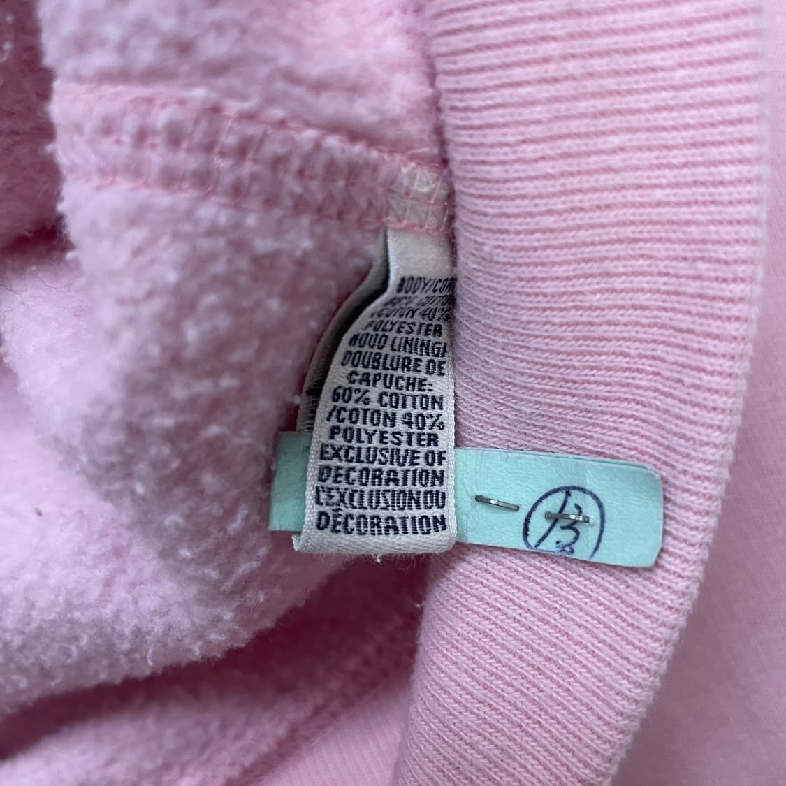 아베크롬비 아치 로고 후드집업 핑크 딸기우유 상품이미지5