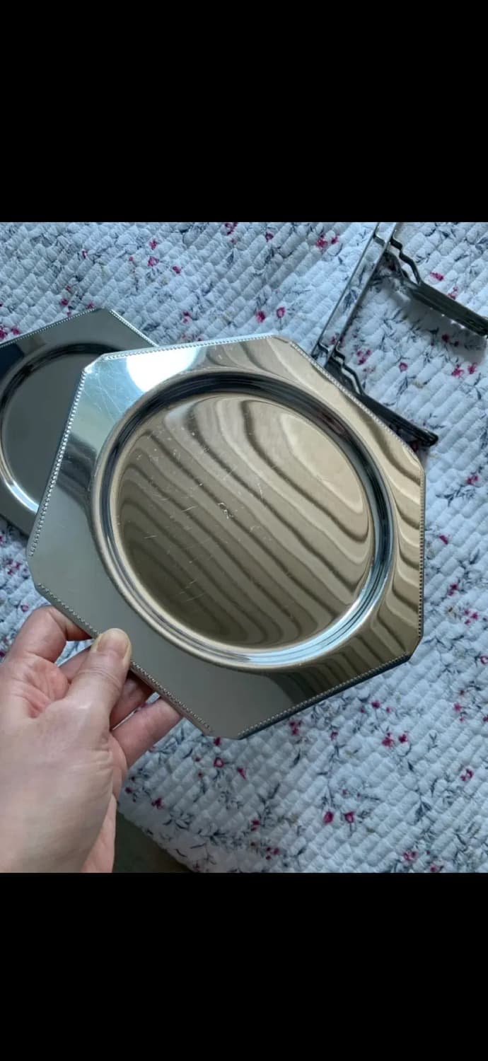 빈티지 올드홀 스테인레스 2단스탠드  상품이미지6