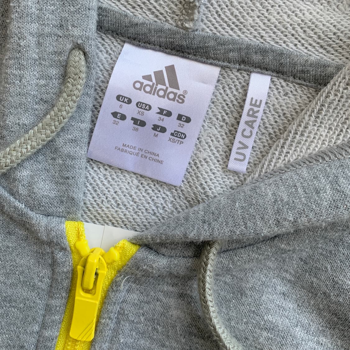 아디다스 ADIDAS 실버 펄 후드집업 1595 상품이미지4