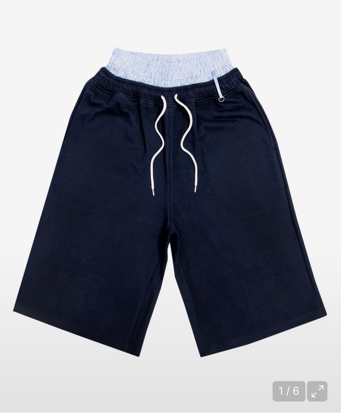 러닝하이 트렁크 레이어드 스웻 쇼츠 상품이미지1