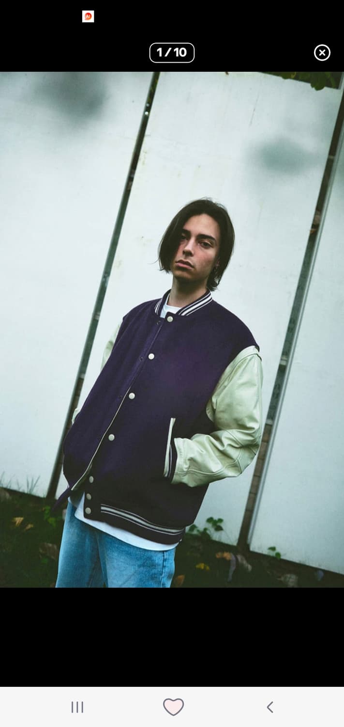 리오버 바시티 자켓, m사이즈 상품이미지2