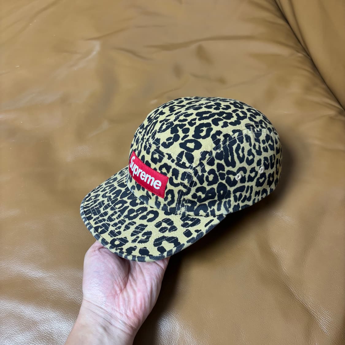 Supreme 슈프림 23fw 레오파드 캠프캡 모자 (Leopard) 상품이미지5