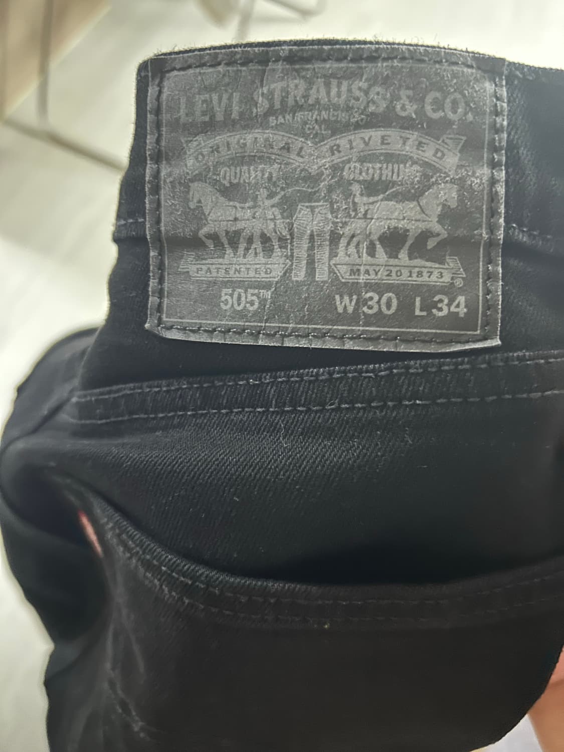 리바이스 블랙진 상품이미지4