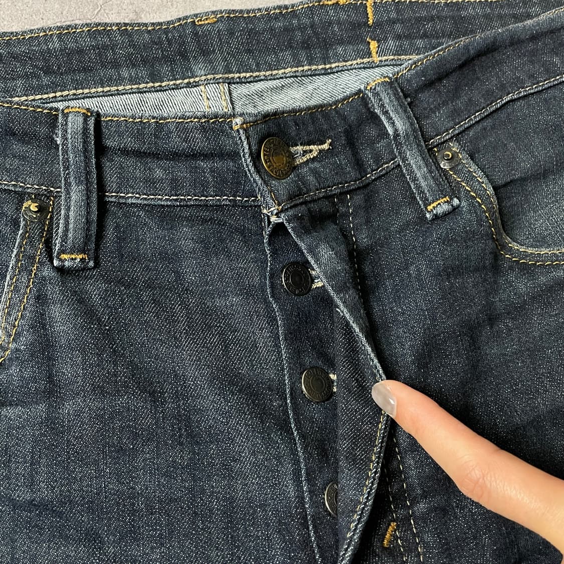 LEVI'S 리바이스511 슬림 스트레이트핏 코튼 데님 팬츠 A00703 상품이미지3