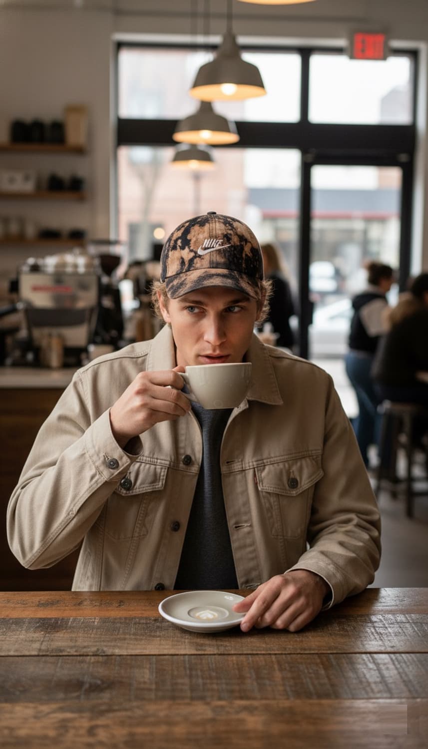 NIKE 나이키 초레어 빈티지 커스텀 커피 브라운 에스프레소 볼캡 모자 상품이미지10