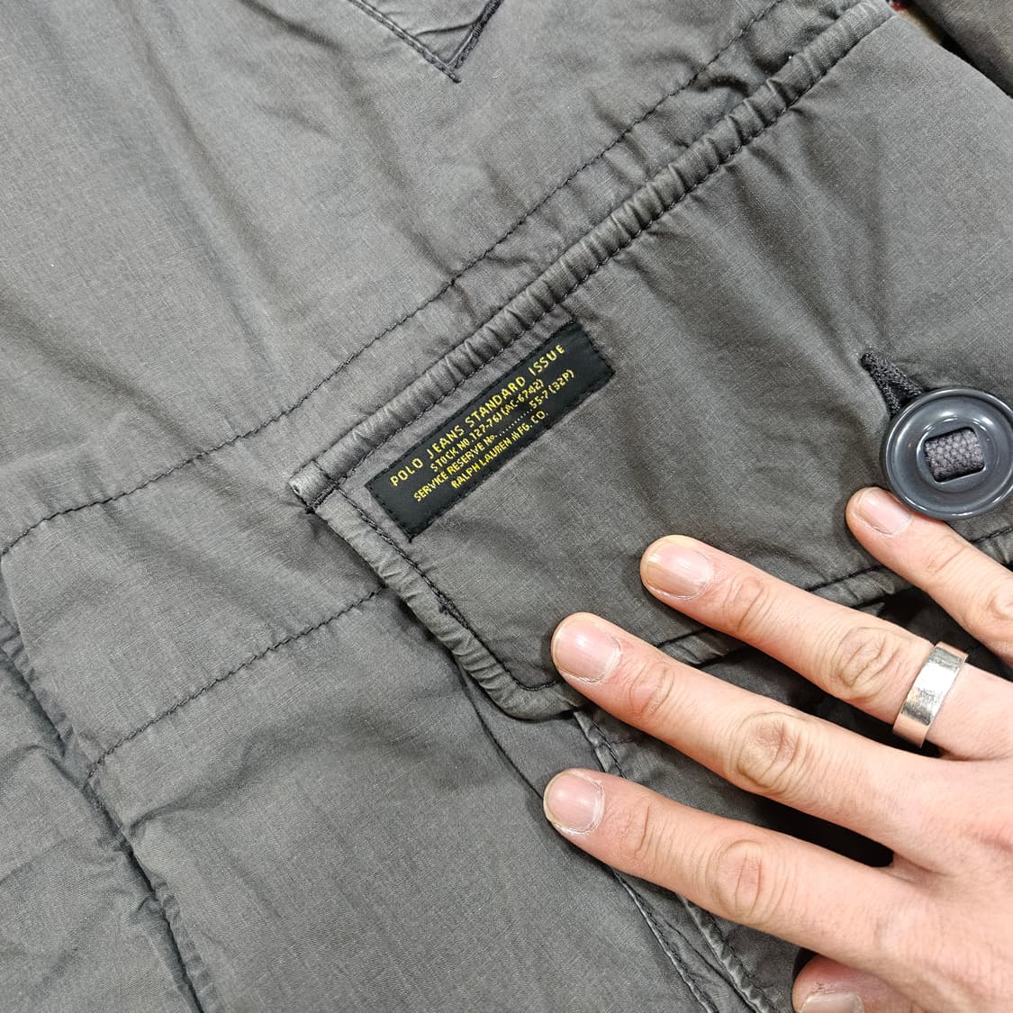 폴로랄프로렌 빈티지 라쿤퍼 유틸리티 야상 점퍼  상품이미지4