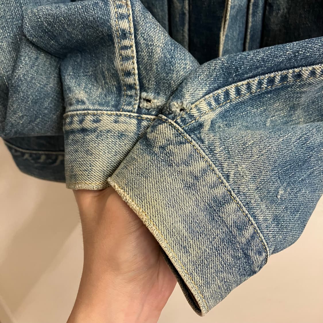 40size 90s 리바이스 2세대 71507 데님 자켓 상품이미지9