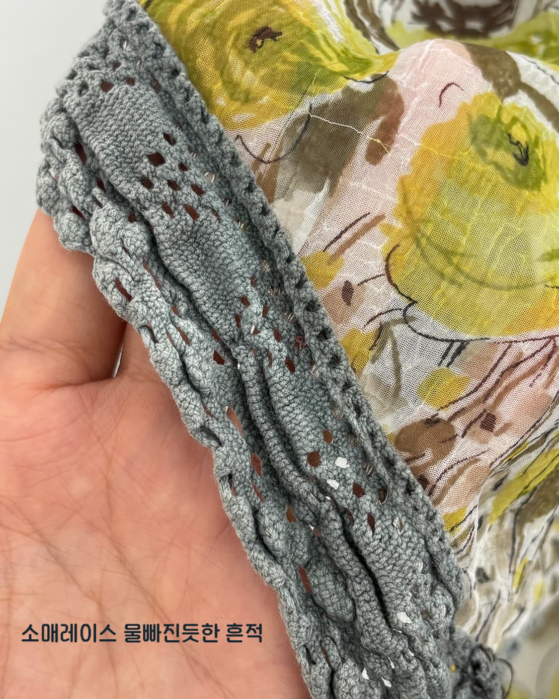 moss garden vintage floral sheer blouse 상품이미지9